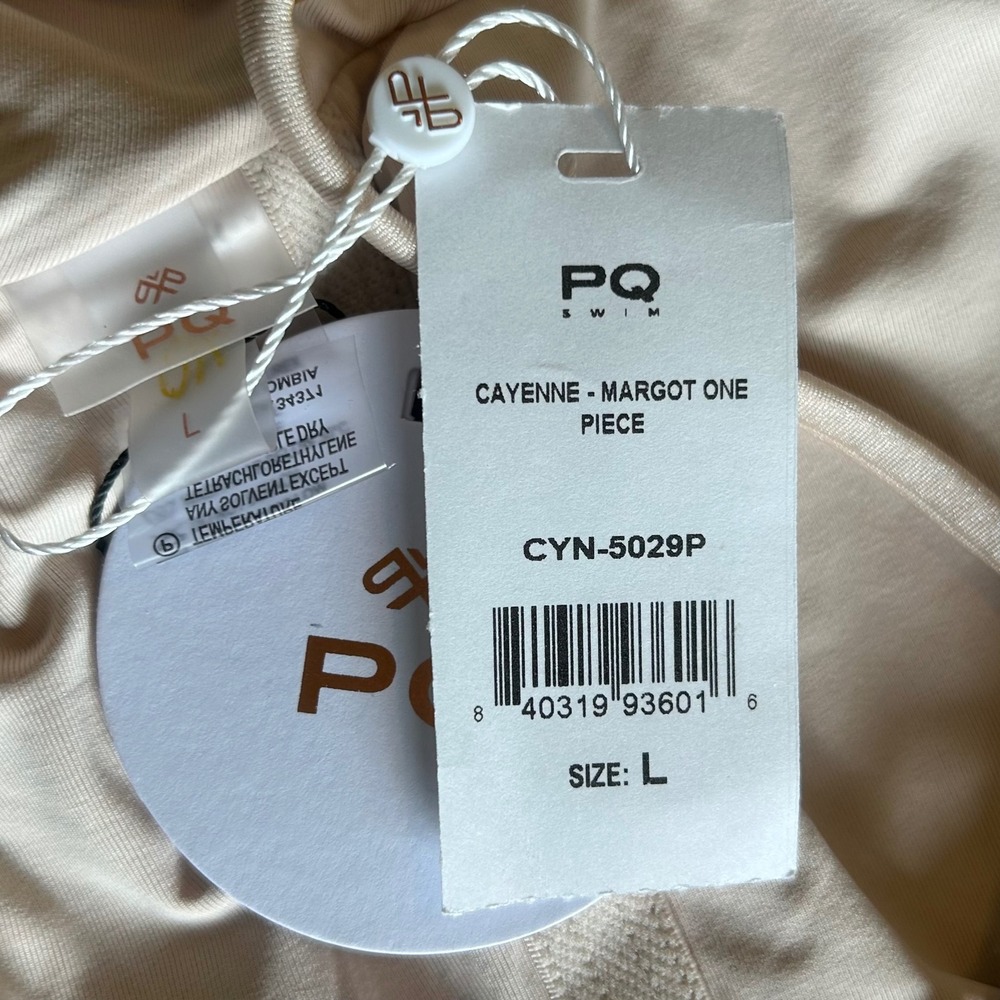 Pilyq PQ Margot Cayenne Chevron 1pc Swimsuit Large - Picture 5 of 5